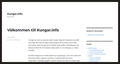 Desktop Screenshot of kungar.info